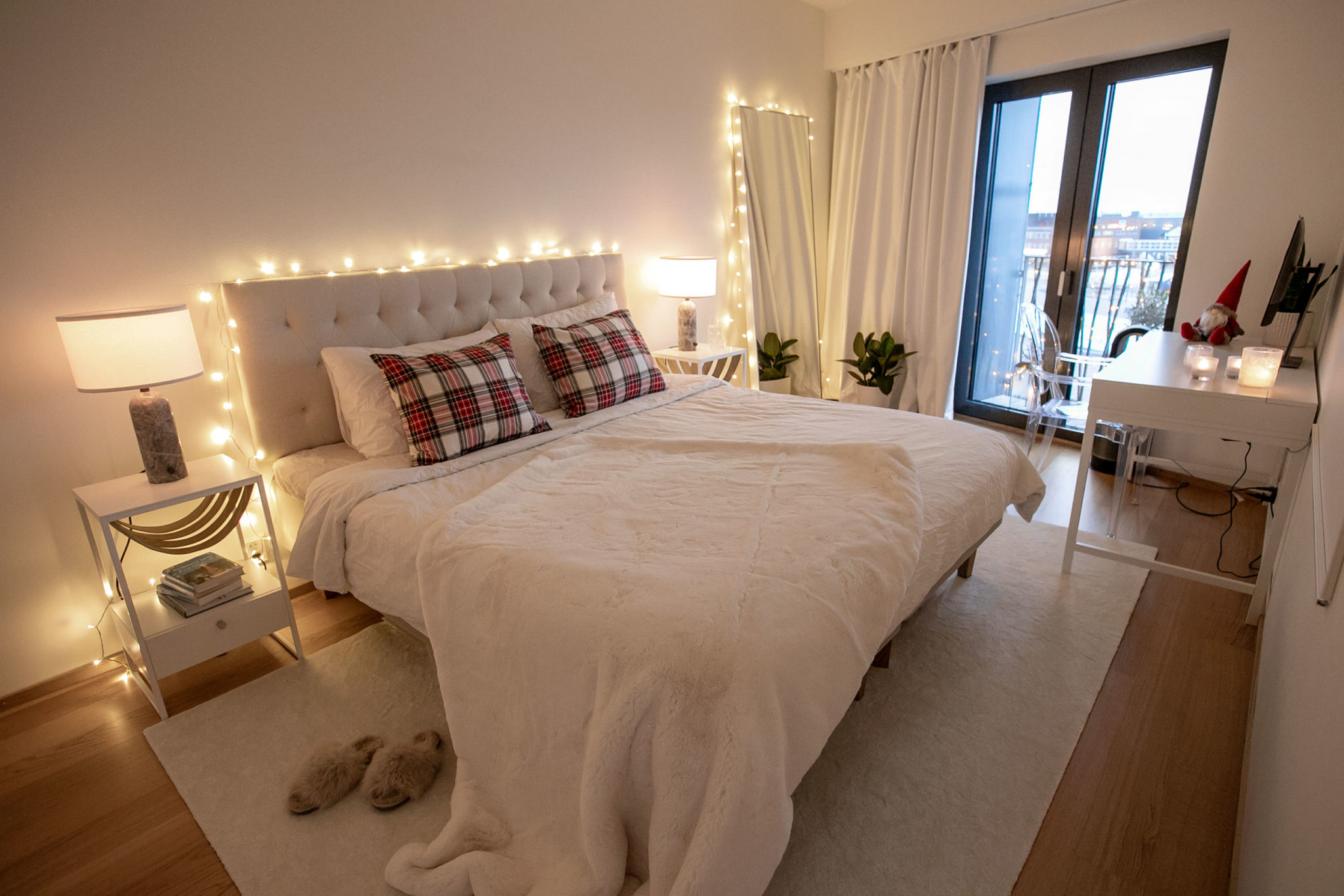 Bedroom Christmas makeover - Mariannan